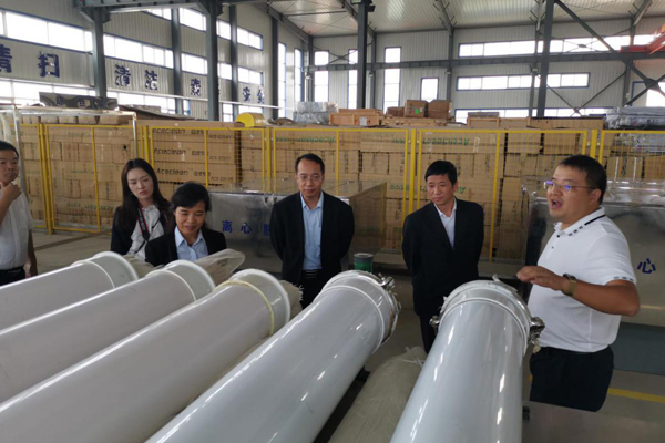 陕西航天建设集团有限公司总经理、党委副书记谢明娟率队赴辽宁k8凯发(中国)天生赢家·一触即发环保产业集团开展考察调研工作